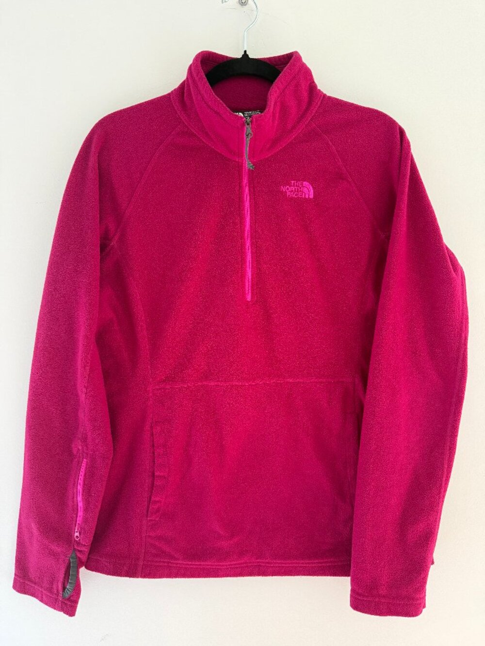 The North Face 3/4 Zip Pull Over Fleece - Size L